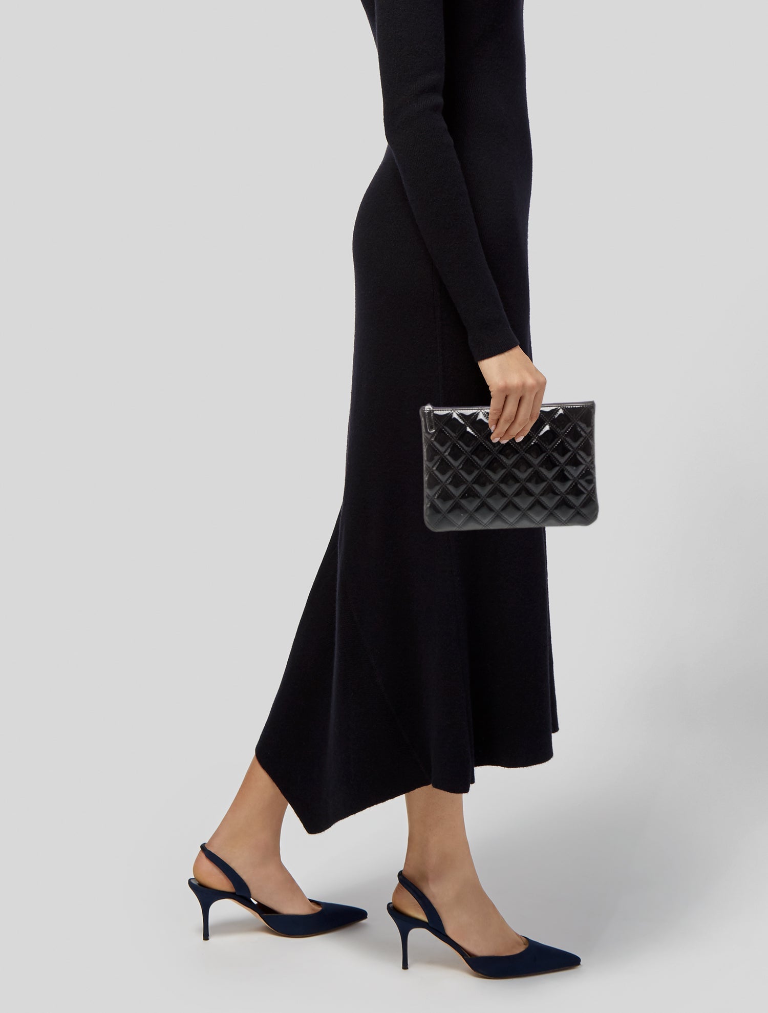 Chanel Small Quilted O-Case